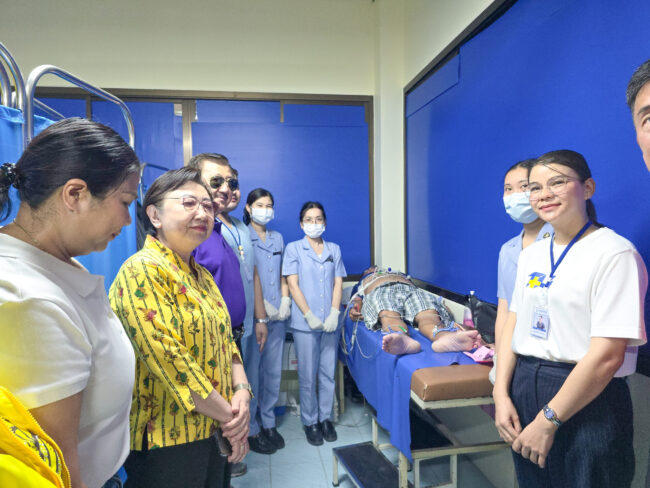 EKG สัญจร ชุมชนสุเหร่าพระนั่งเกล้า ธนบุรี เสริมรัฐ